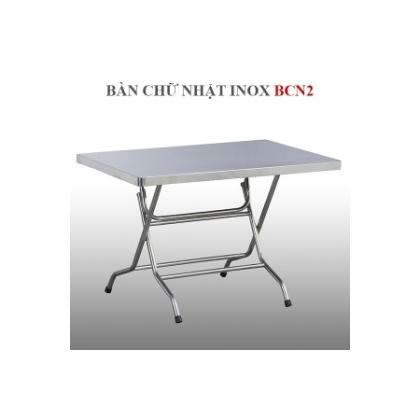 Bàn Chữ Nhật Inox Hwata 1.1 m BCN2