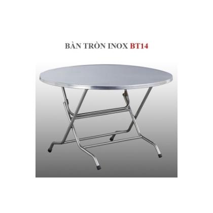 Bàn Tròn Hwata Inox- Chân rời BT 14