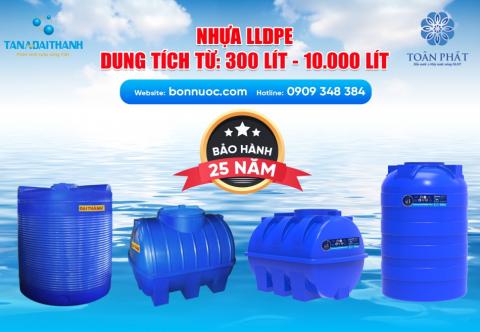 Đại lý bán bồn nước tại Châu Thành, Bến Tre. Bồn nước inox Tân Á Đại Thành chính hãng giá rẻ