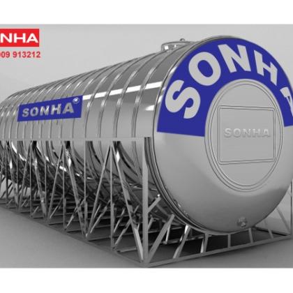 Bồn Nước Inox Sơn Hà 30000L Ngang