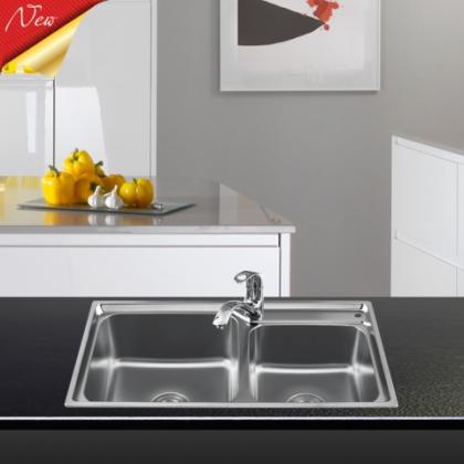 Chậu rửa Inox Sơn Hà S80D