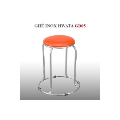 Ghế Đẩu Inox Mặt Simili GD05
