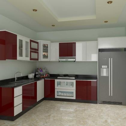 Kệ bếp inox 304 cửa Acrylic HWARC 04