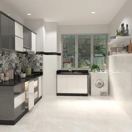 Kệ bếp inox 304 cửa Acrylic HWARC 03