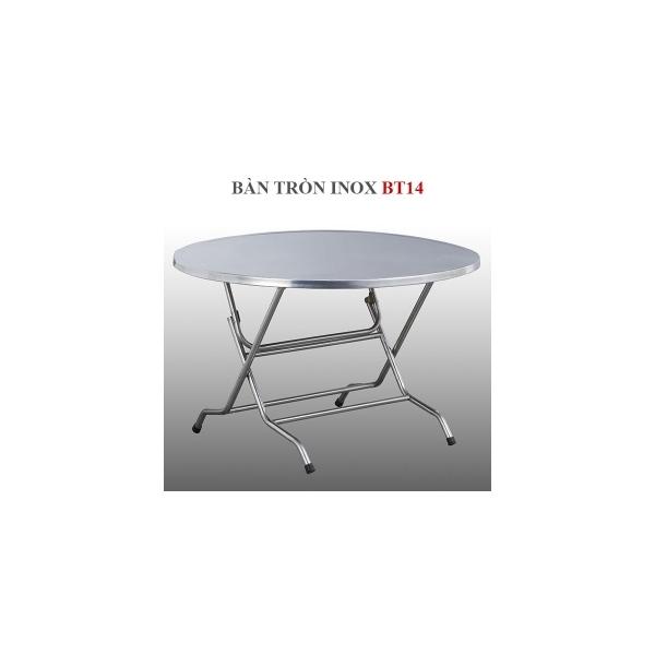 Bàn Tròn Hwata Inox- Chân rời BT 14