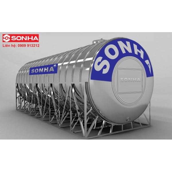 Bồn Nước Inox Sơn Hà 10000L Ngang