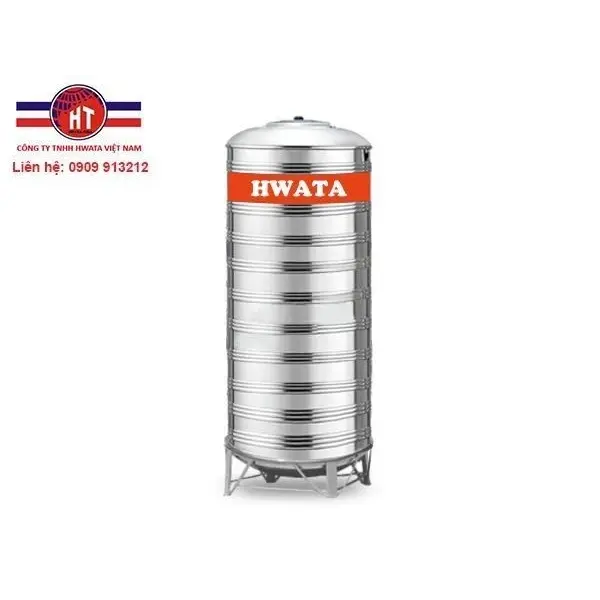 Bồn Nước Inox Hwata 8000L Đứng