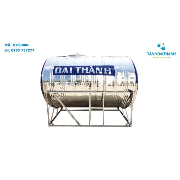Bồn Nước Inox Đại Thành 3000L Ngang