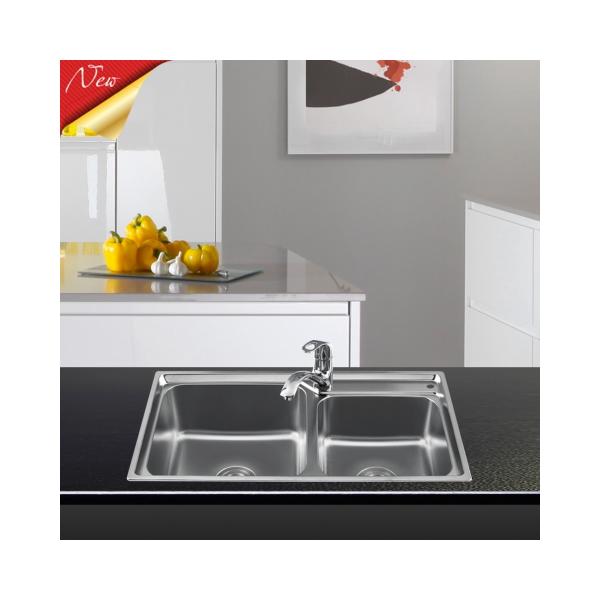 Chậu rửa Inox Sơn Hà S80D