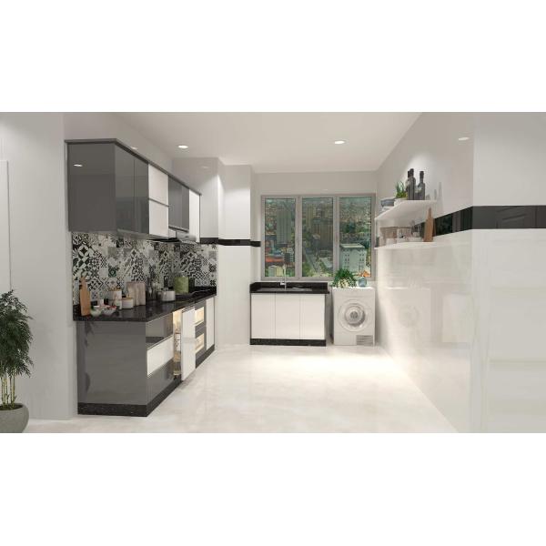 Kệ bếp inox 304 cửa Acrylic HWARC 03