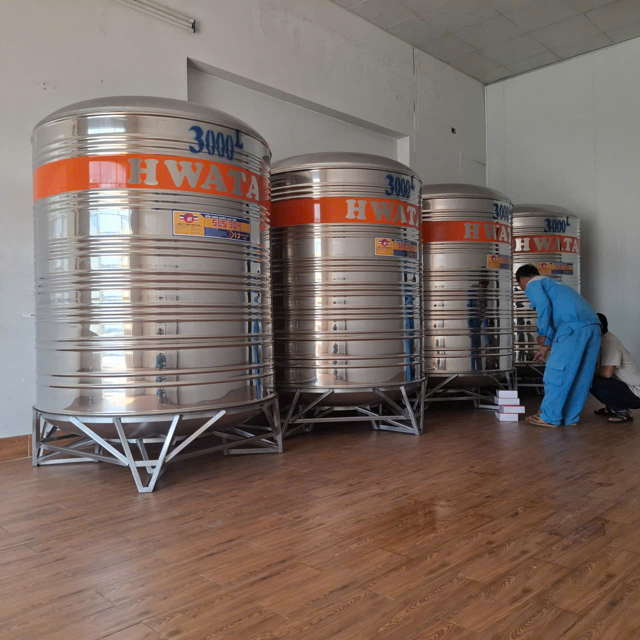 Bồn nước công nghiệp inox SUS304 dung tích 8000L