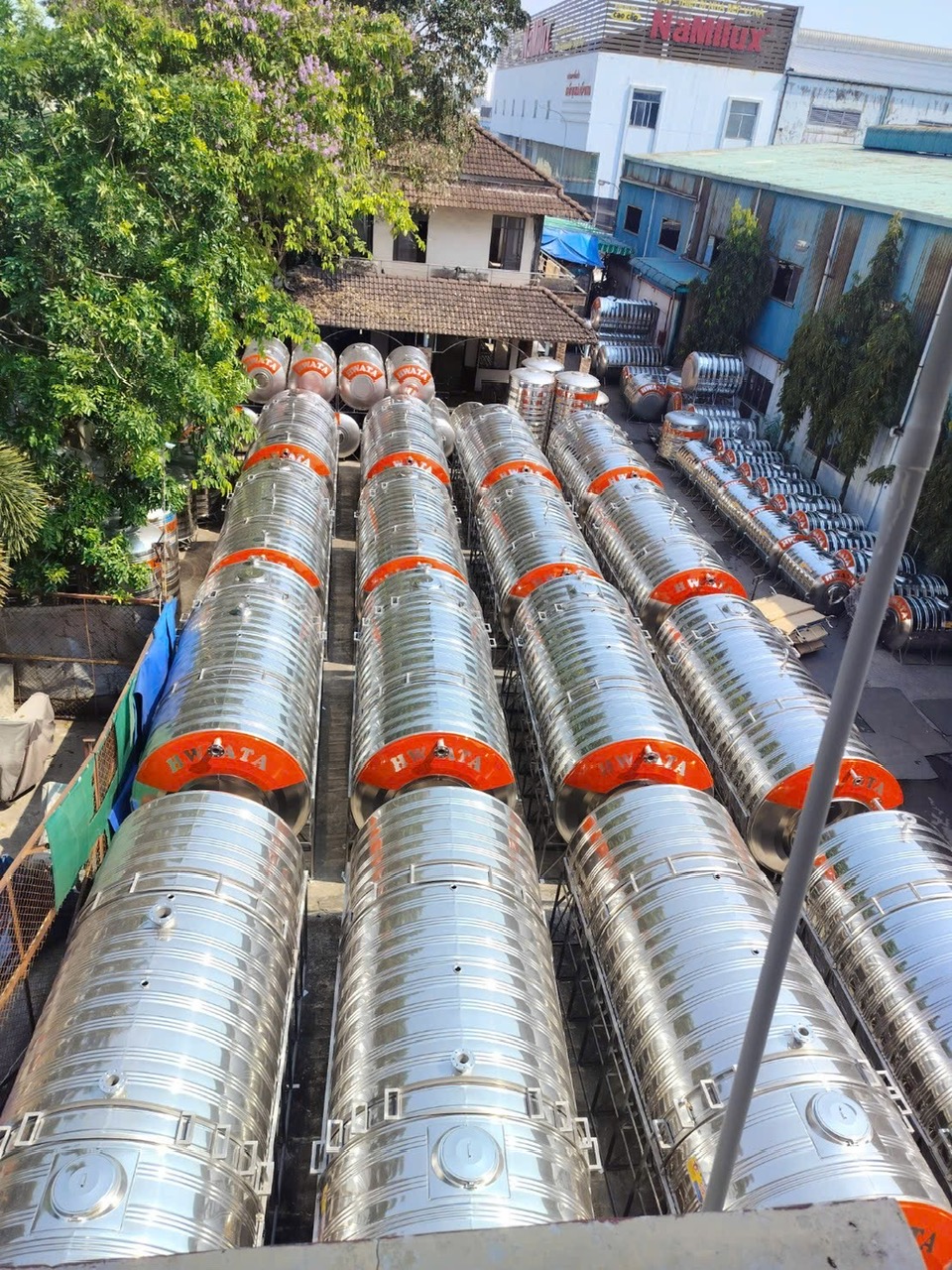 Bồn Nước Inox Công Nghiệp 25000L chính hãng