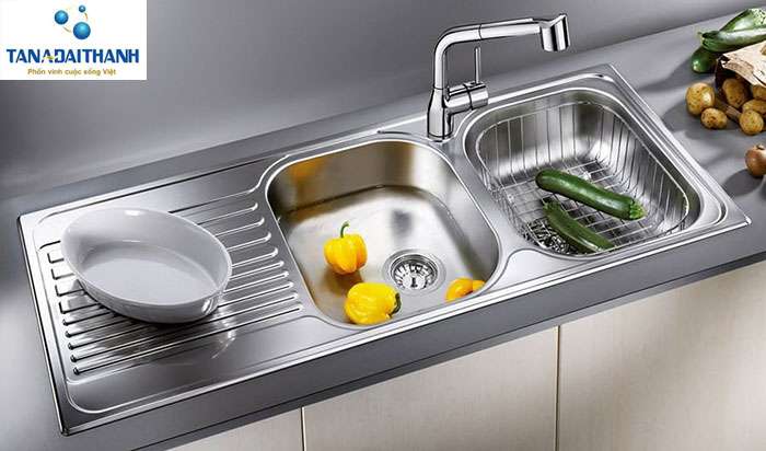 Chậu rửa chén inox Toàn Mỹ cho căn hộ và nhà phố