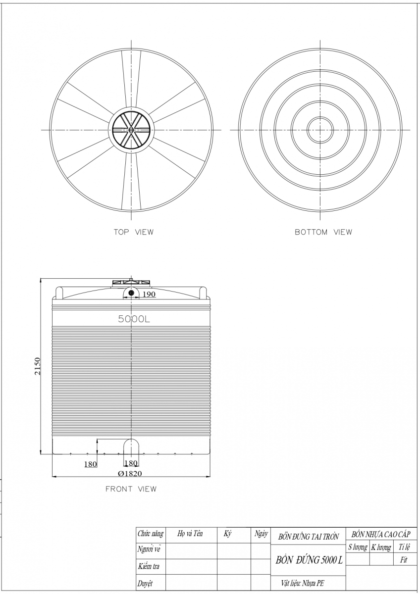 ban ve bon nhua 5000l dung dai thanh