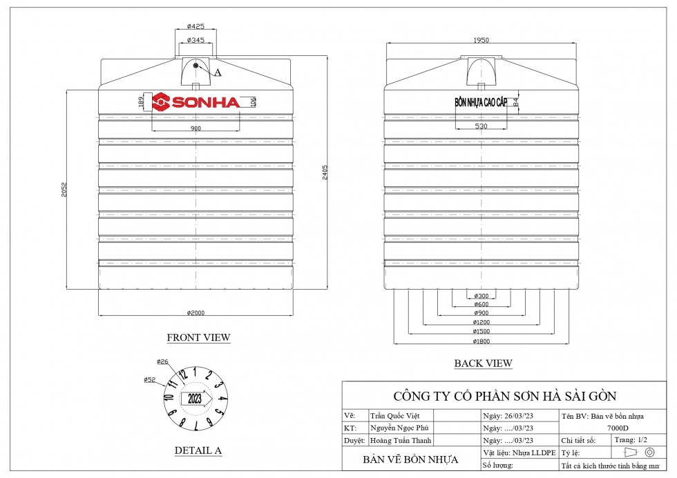 ban ve bon nuoc nhua 7000 lit dung son ha