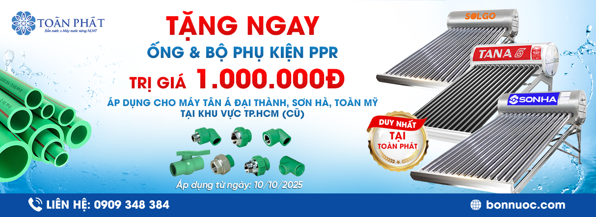 toan phat tang bo phu kien ppr khi mua may nuoc nong nang luong mat troi
