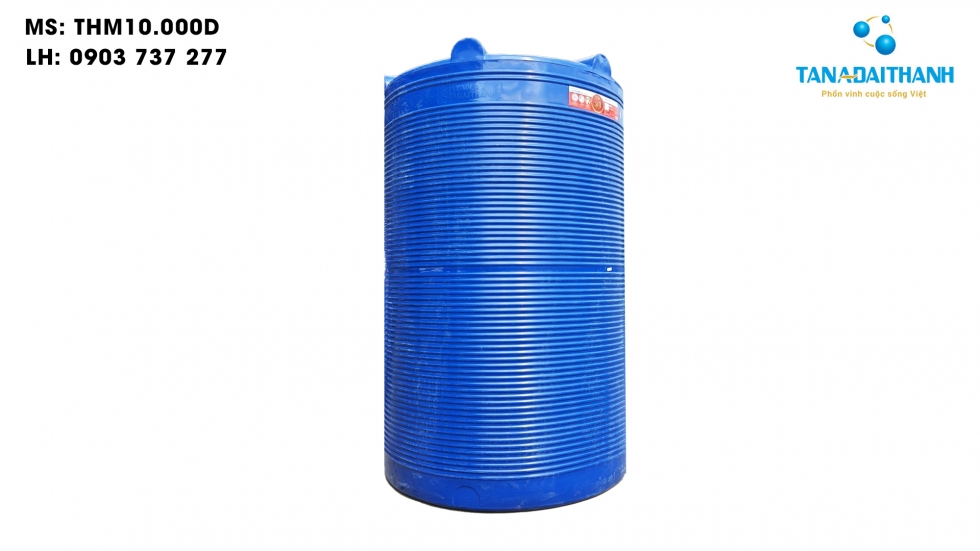 Bồn nước nhựa Đại Thành 10.000 lít đứng