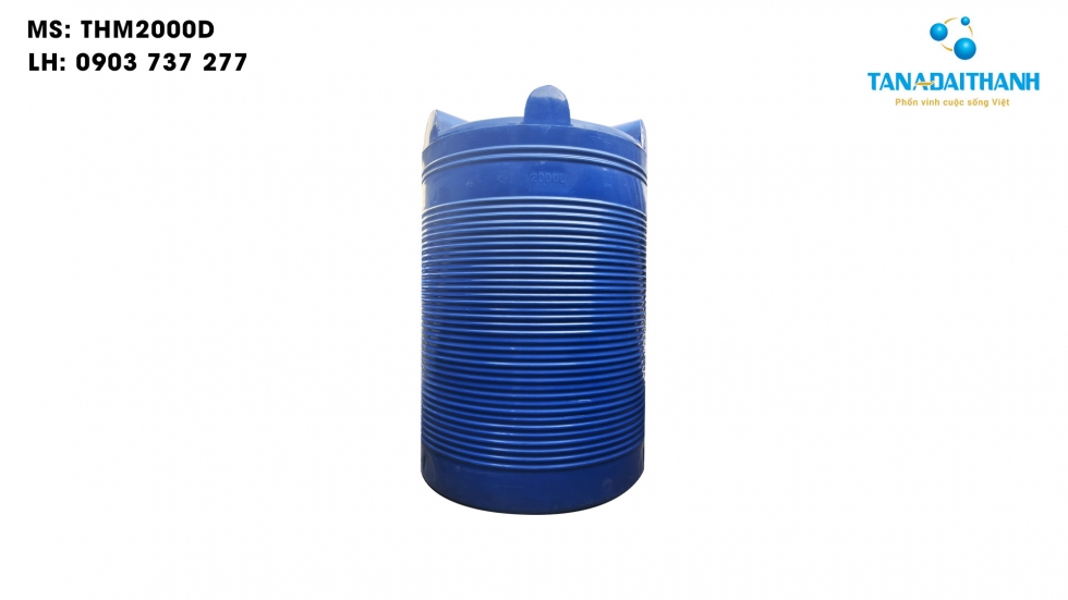Bồn nước nhựa Đại Thành 2000 lít đứng