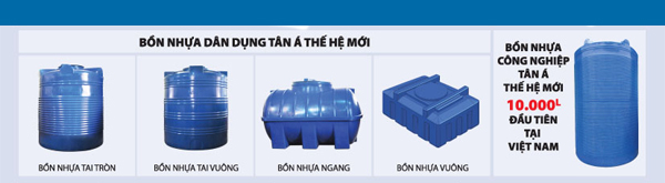 Bồn nước nhựa Tân Á Đại Thành