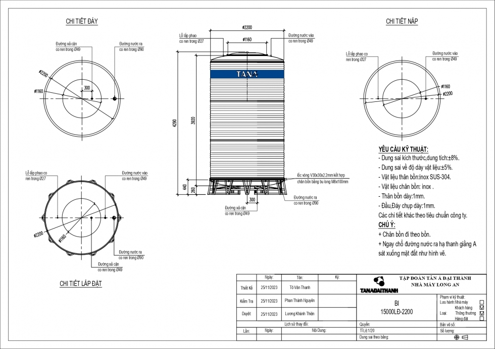 bang ve bon nuoc inox tan a 15000l dung