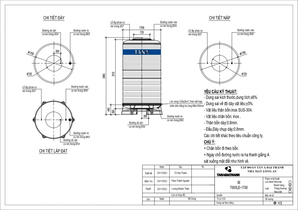 bang ve bon nuoc inox dai thanh 7000l dung