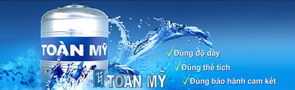 Thương hiệu bồn nước inox toàn mỹ 