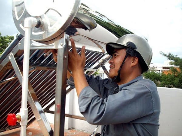 Cách lắp đặt thái dương năng Sơn Hà