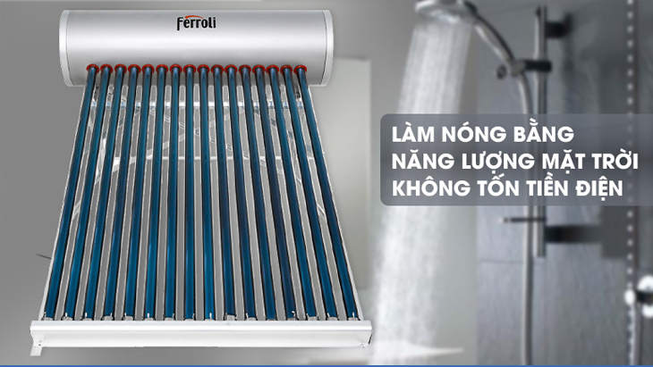 lap may nuoc nong nang luong mat troi ferroli