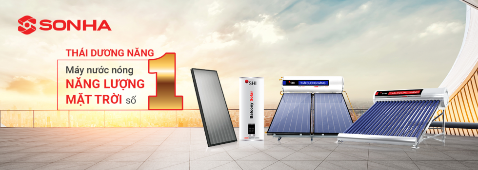 Sản phẩm máy nước nóng năng lượng mặt trời Thái Dương Năng Sơn Hà