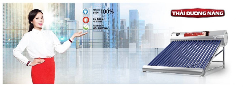 máy nước nóng năng lượng mặt trời thái dương năng